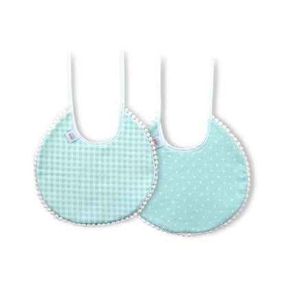 Pack 2 baberos vichy/lunares de Interbaby
