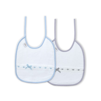Pacote de 2 babadores com laço de fita Interbaby