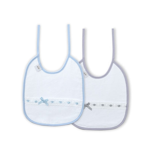 Pacote de 2 babadores com laço de fita Interbaby