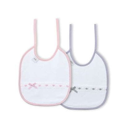 Pacote de 2 babadores com laço de fita Interbaby