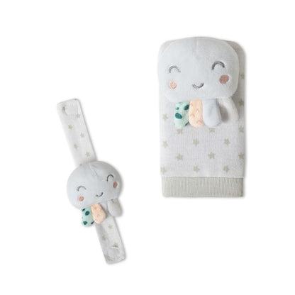 Set sonajeros para manos y pies divertidos animalitos de Interbaby