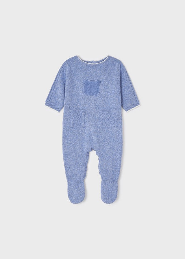 Macacão Tricot Flor/Urso 2602 Mayoral 