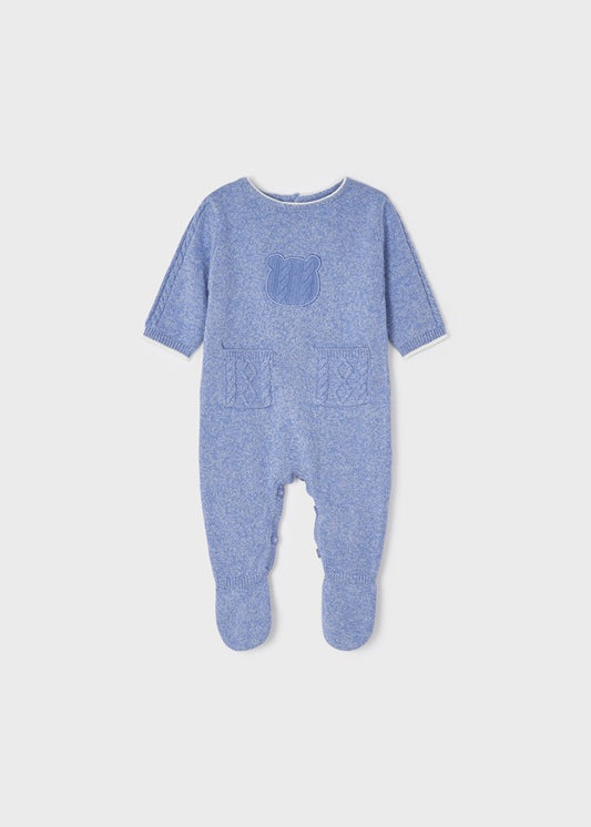 Macacão Tricot Flor/Urso 2602 Mayoral 