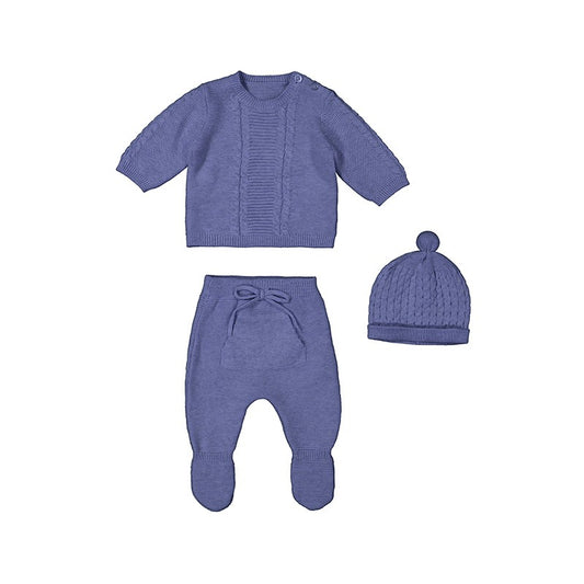 Conjunto polaina e gorro em malha 2507 Mayoral 