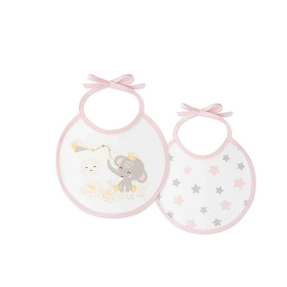 Pack de 2 babadores Elefante/Estrela da Interbaby