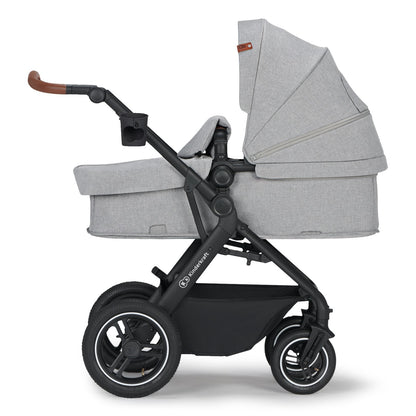 Carrinho de bebê Kinderkraft 3 em 1 B-TOUR com Mink PRO, carrinho desde o nascimento até 22 kg, com cadeirinha