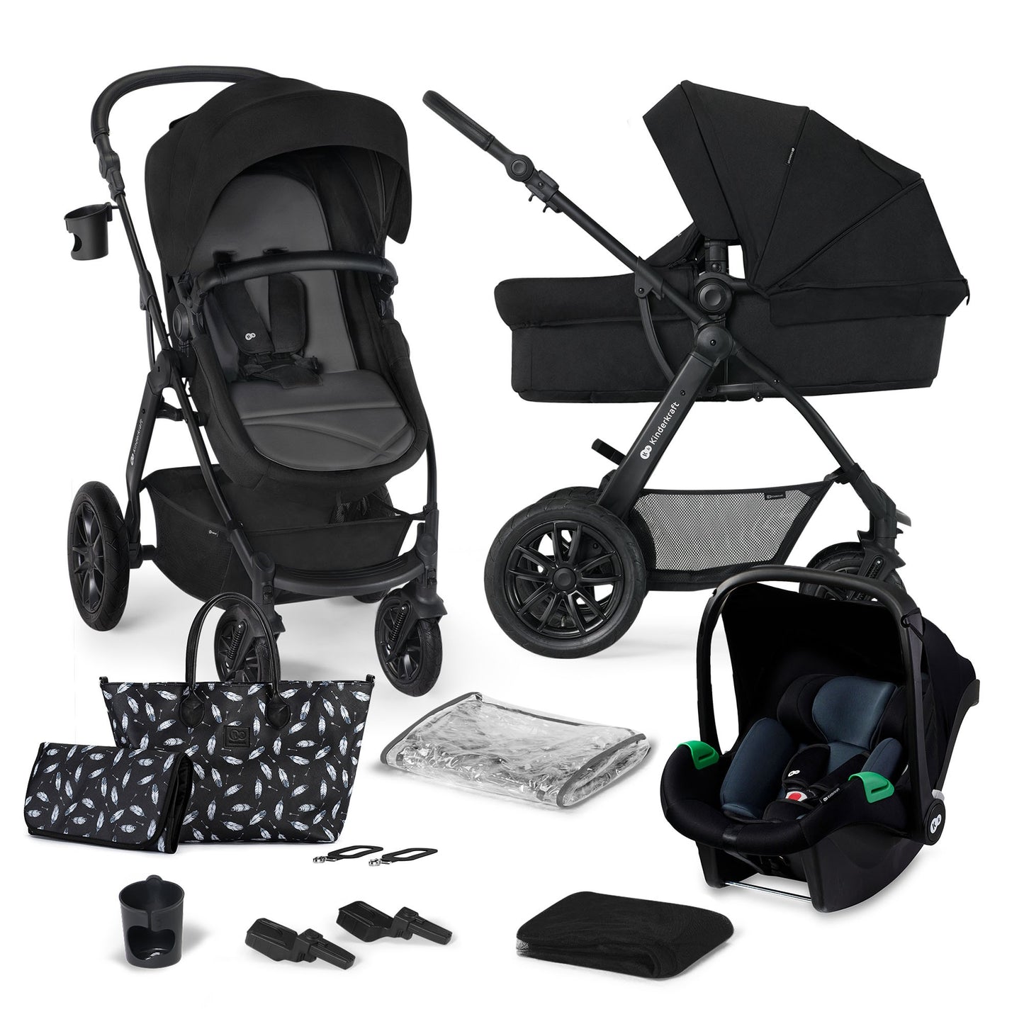 Cochecito Convertible Xmoov 3 en 1 con MINK PRO de Bebé 2023 de Kinderkraft