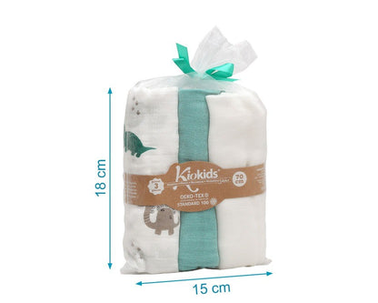 Pack de 3 Juntas de Bambu 70x70cm Kiokids