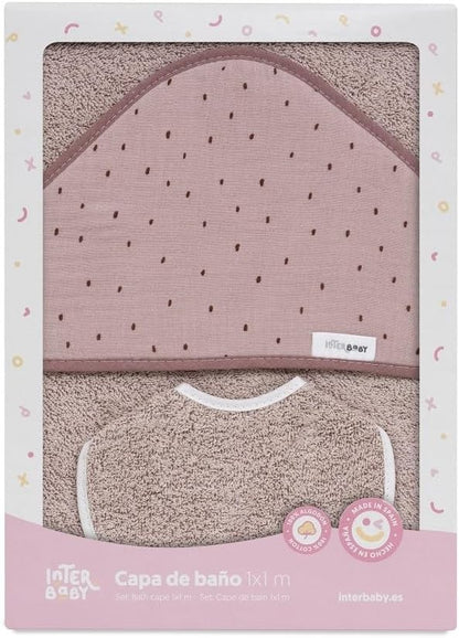 Capa de Baño Muselina Puntos de Interbaby
