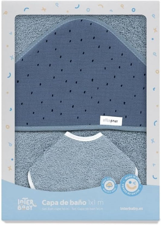 Capa de banho de musselina Interbaby Dots