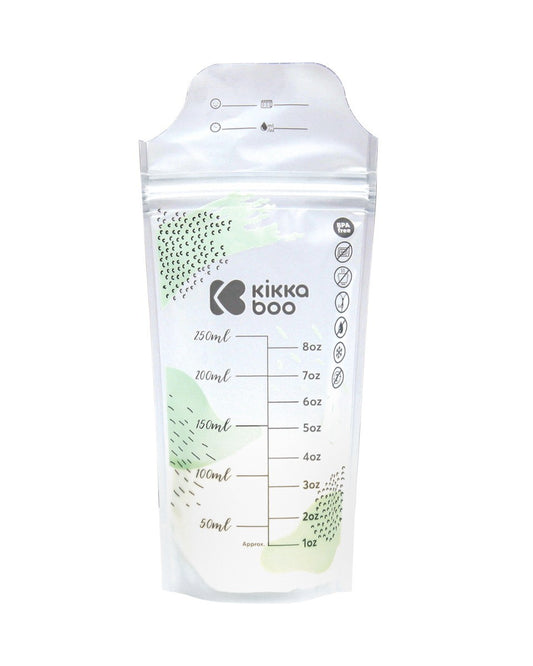 Kikkaboo Lactty - Pacote com 50 sacos para armazenar leite