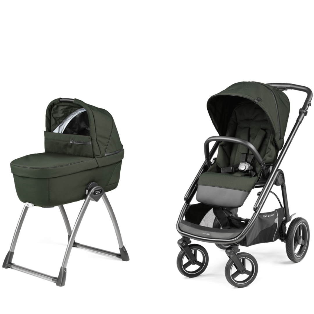 Carrinho de bebê Peg Perego Veloce Belvedere Duo com suporte para berço
