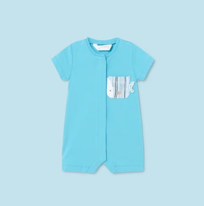 Pijama de manga curta Mayoral Blue Fish 1728