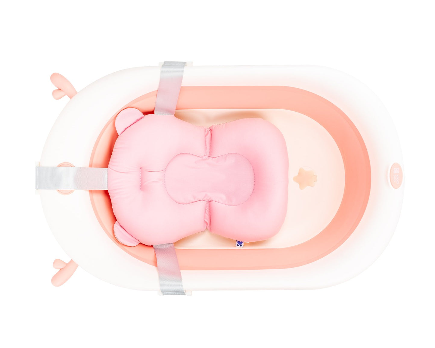 Redutor de Banho Macio Kikkaboo Pink Bear