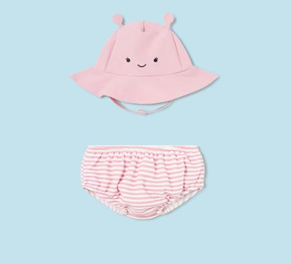 Conjunto de maiô e chapéu Mayoral Baby