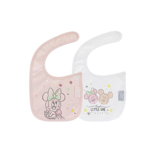 Pacote com 2 babadores Disney Minnie Mouse