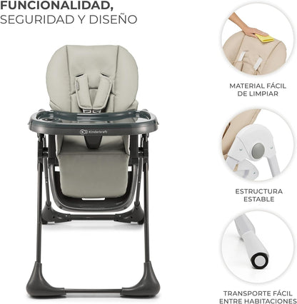 Cadeira alta evolutiva Kinderkraft Tummie