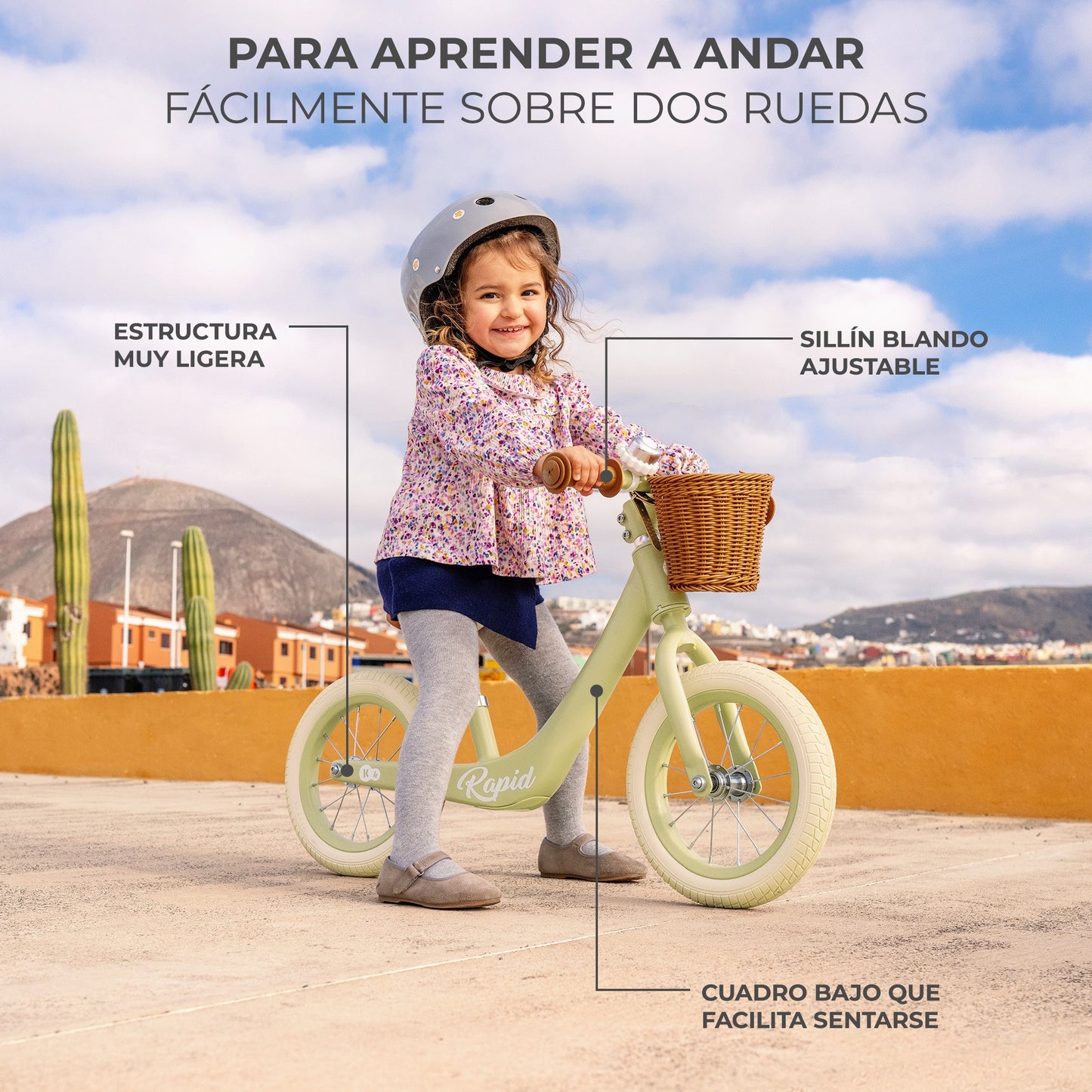 Bicicleta Sin Pedales RAPID 2 de Kinderkraft