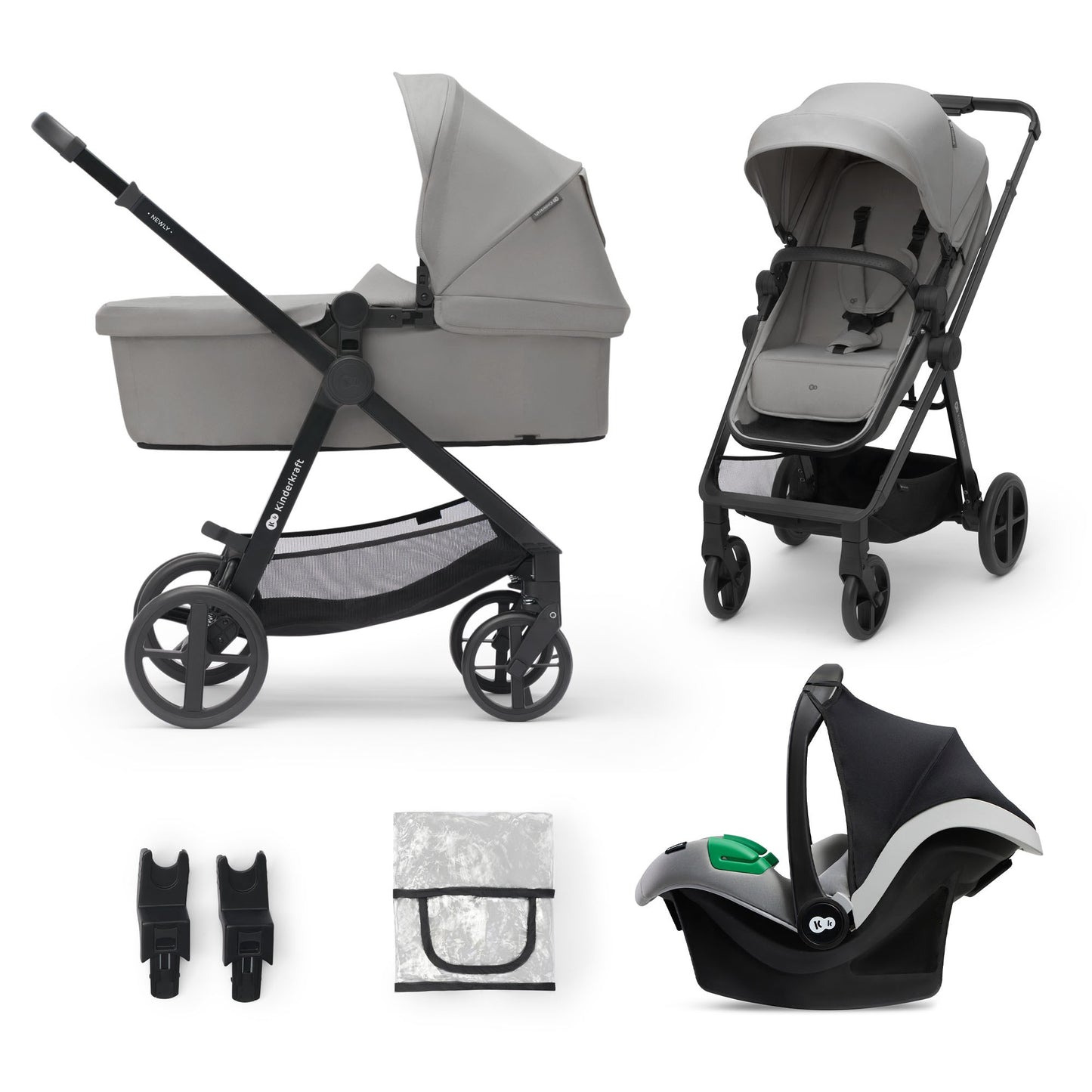 Cochecito convertible 3 en 1 MINK i-Size NEWLY de Kinderkraft (Chollomania)