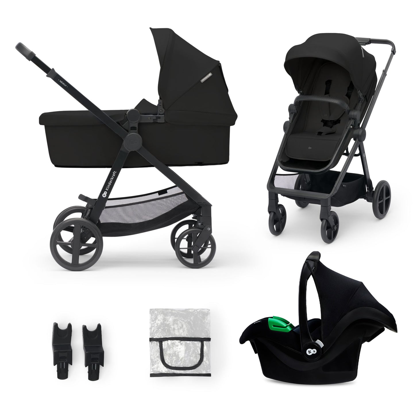 Cochecito convertible 3 en 1 MINK i-Size NEWLY de Kinderkraft (Chollomania)