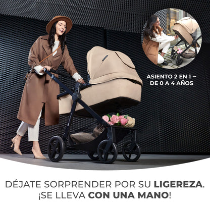Carrito bebe NEWLY 4 en 1 con Mink Pro de Kinderkraft (Chollomania)