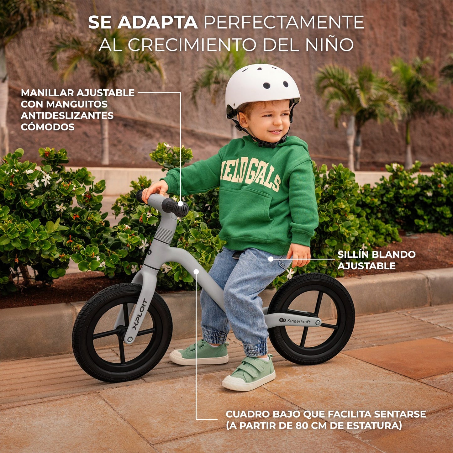 Bicicleta de equilíbrio XPLOIT da Kinderkraft