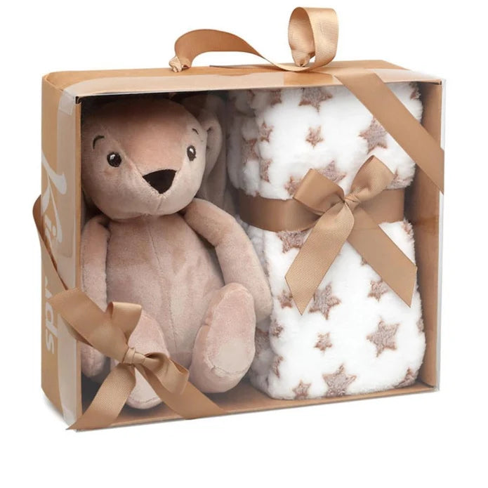 Set Peluche Animal Con Manta CiervoKiokids
