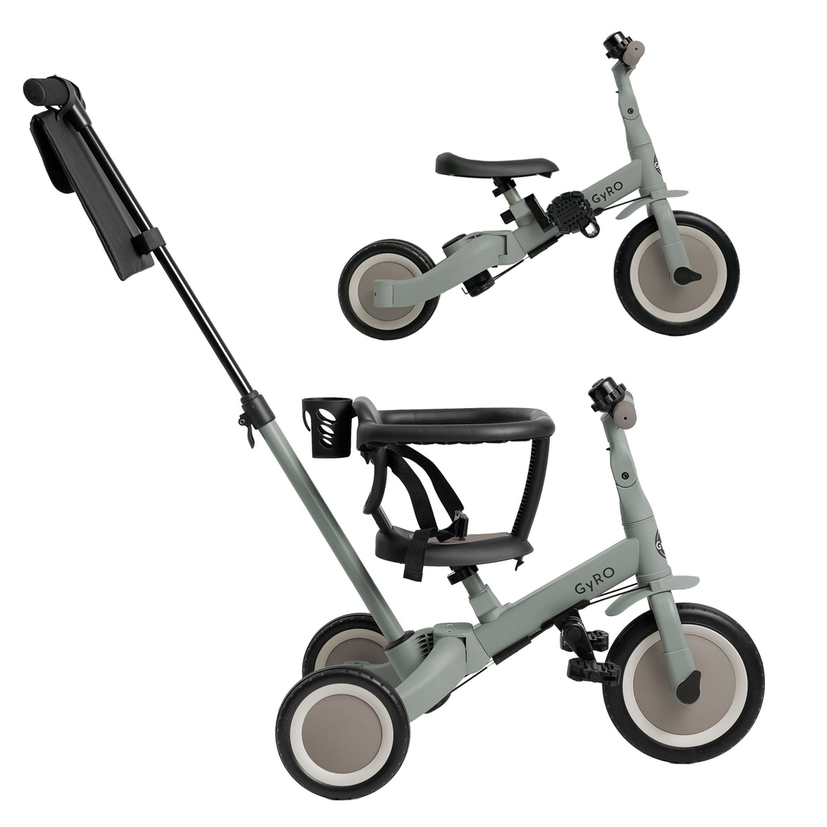 Triciclo Evolutivo de Bebé 5 en 1 GYRO de Olmitos