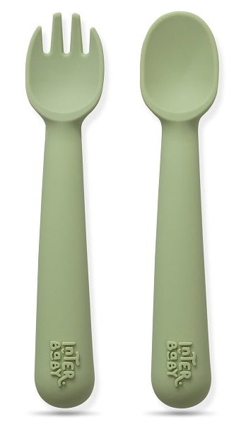 Colher e Garfo de Silicone Inerbaby