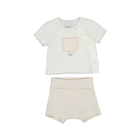 Conjunto curto de 2 peças Teddy Bear 1259 Mayoral