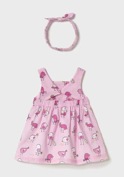Vestido com faixa na cabeça estampada 1873 Mayoral