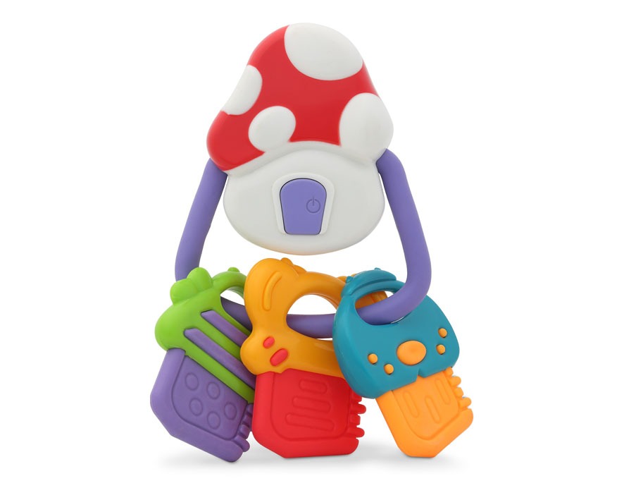 Chaveiro de brinquedo mordedor musical Kiokids