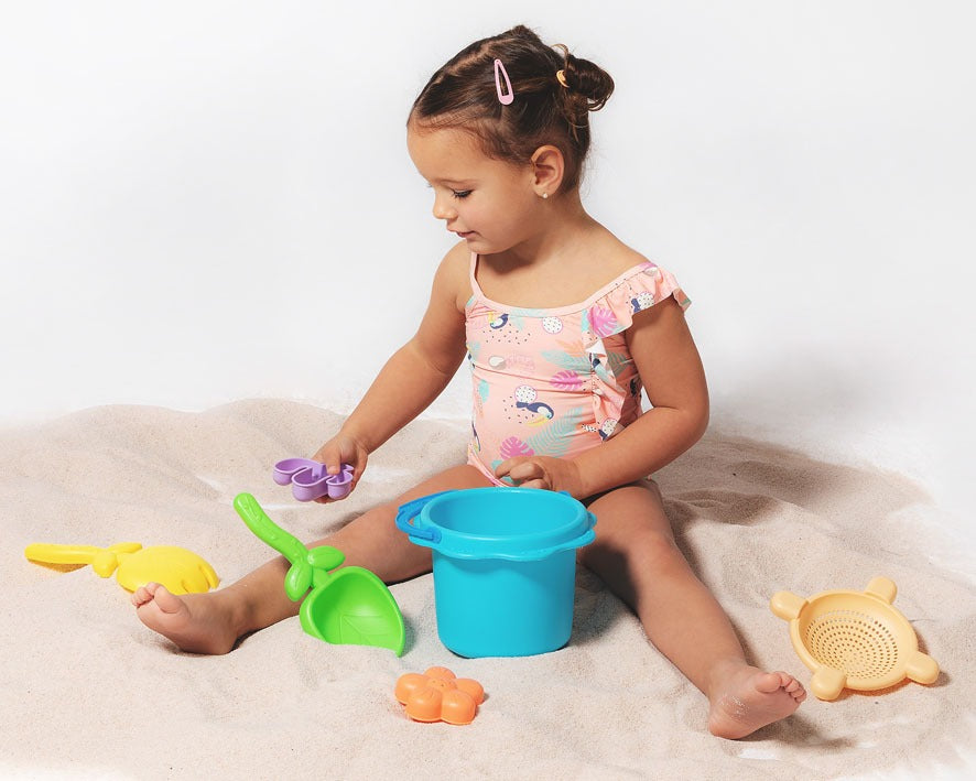 Conjunto de balde de praia Kiokids