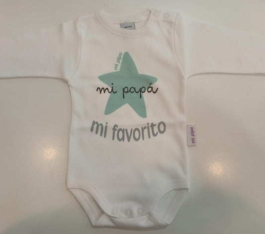 Babidu Body Divertido Mi Papá mi favorito Mi Pipo