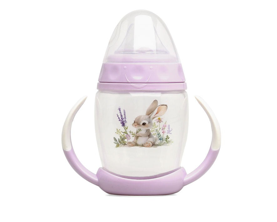 Taza de aprendizaje step 1 Conejito lavanda Kiokids