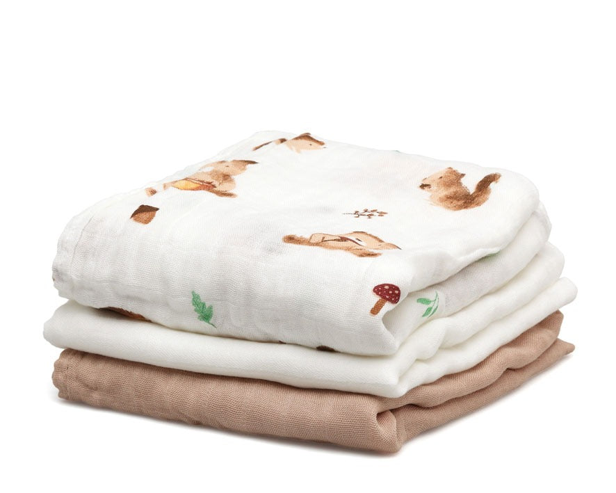 Pack de 3 Juntas de Bambu 70x70cm Kiokids