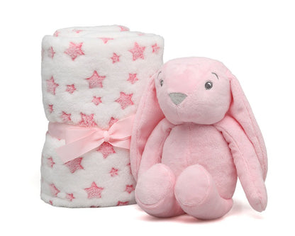 Set Peluche Conejito con Manta Polar de Kiokids