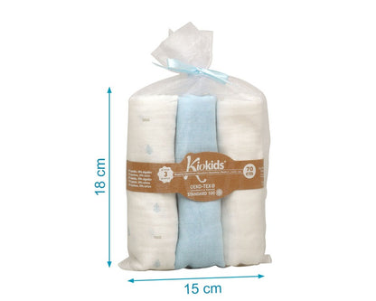 Pack de 3 Juntas de Bambu 70x70cm Kiokids