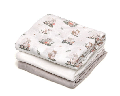 Pack de 3 Juntas de Bambu 70x70cm Kiokids
