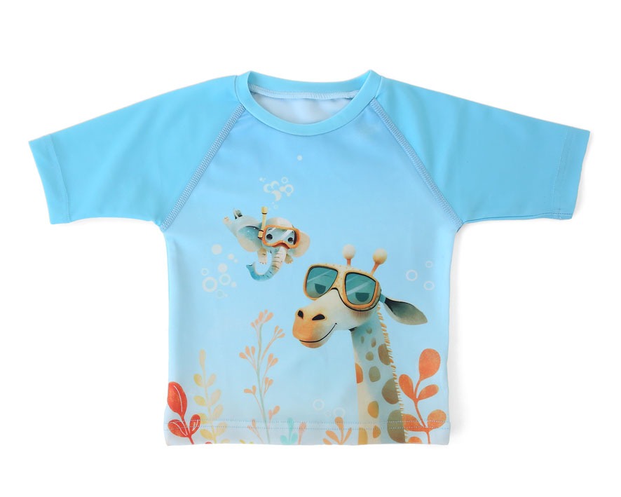 Camiseta de baño para bebé con protección solar UPF50+ Kiokids