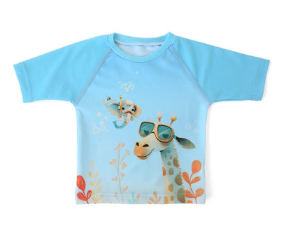 Camiseta de baño para bebé con protección solar UPF50+ Kiokids