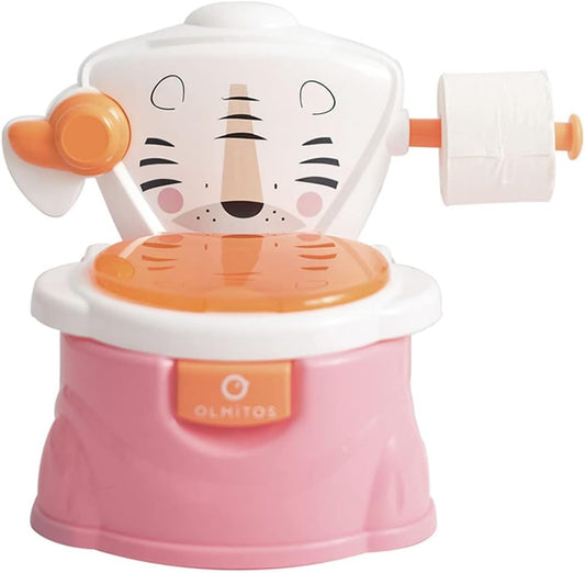 Urinol 2 em 1 WC Funny Tiger Pink da Olmitos