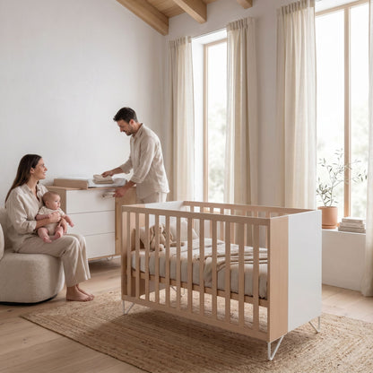 Cuna colecho de madera 120×60- Amaia de MICUNA