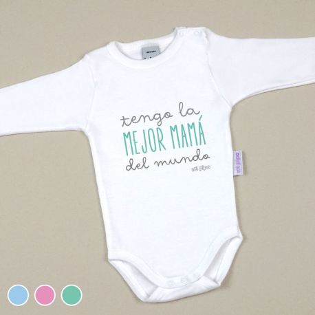 Babidu Body Divertido Tengo la mejor Mamá del mundo Mi Pipo