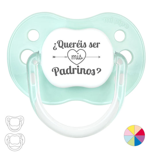 CHUPETA PERSONALIZADA "VOCÊ QUER SER MEU PADRINHO" DO MEU PIPO