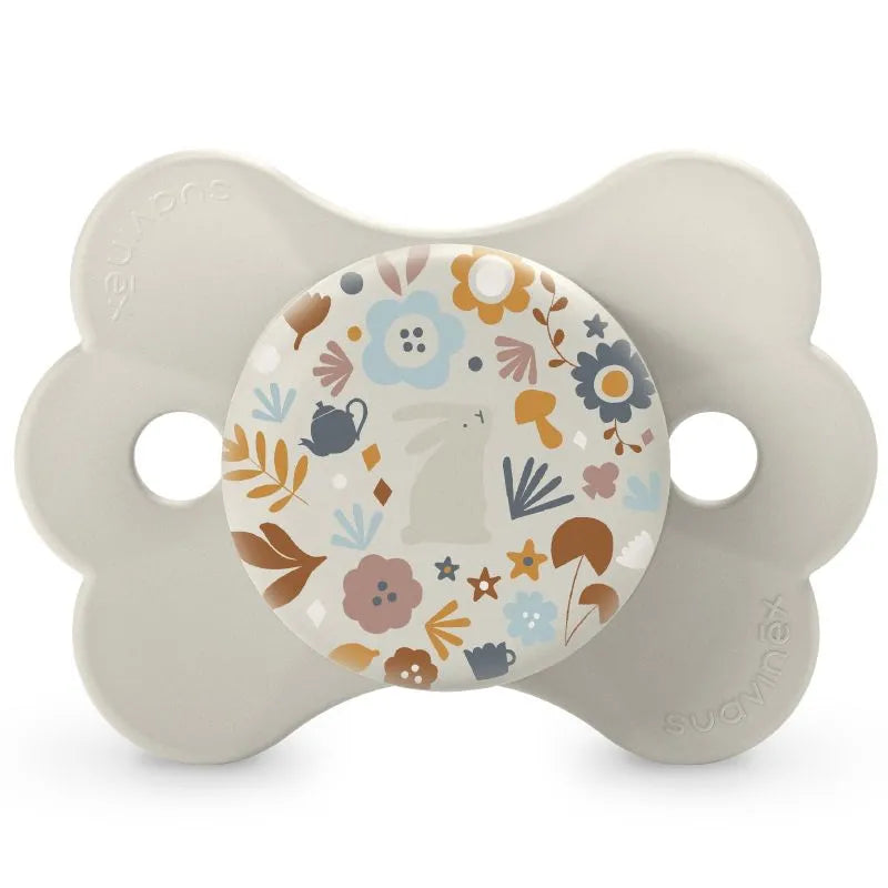 Chupeta de silicone Wonderland SX Pro 0-6 meses Liberty Bege da Suavinex