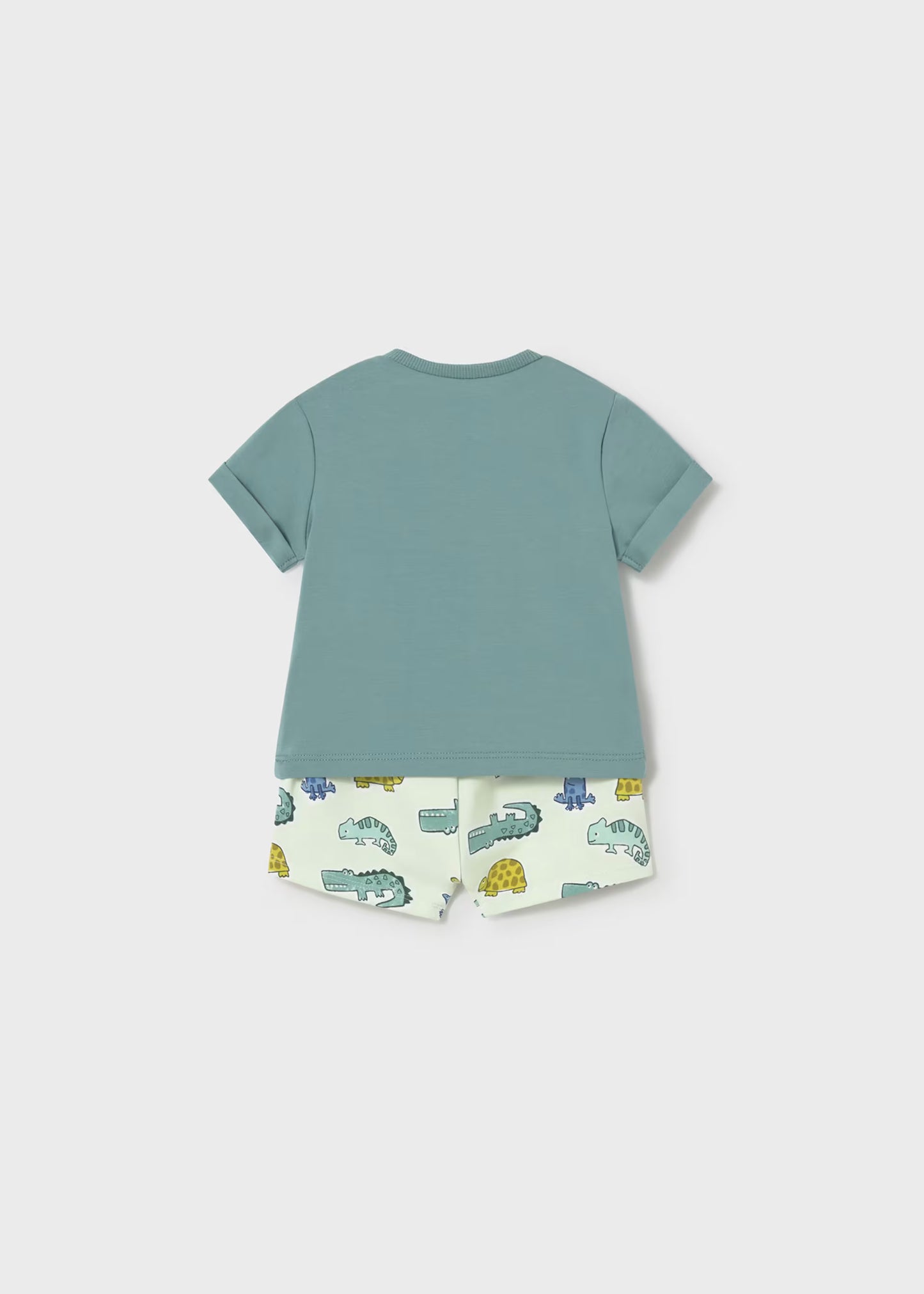 Conjunto pantalón corto estampado y camiseta 1277 Mayoral