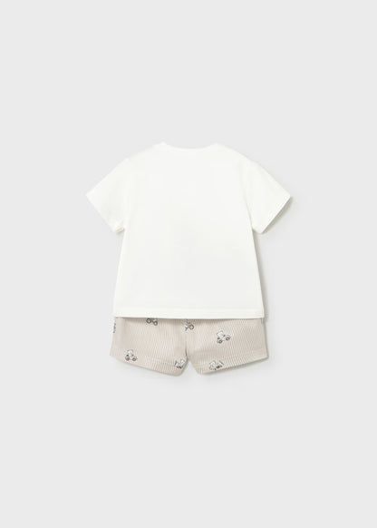 Conjunto pantalón corto y camiseta osito 1275 Mayoral