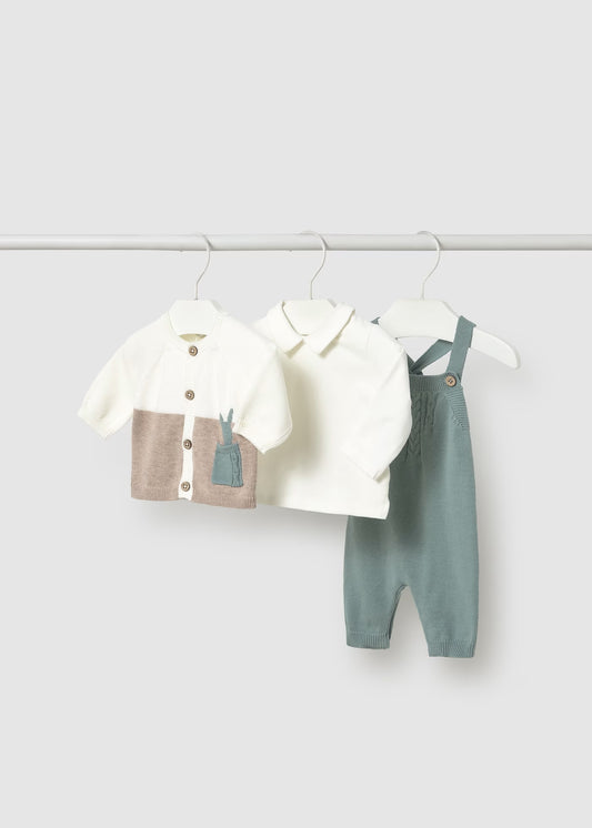 Conjunto peto tricot 3 piezas 2617 Mayoral