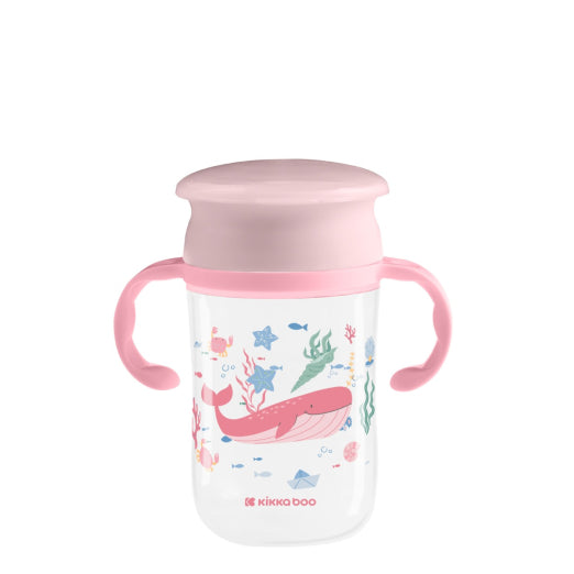 Taza 360º con asas 300ml Deep Sea de Kikkaboo